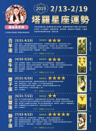 【絲雨老師塔羅星座週報】02/13-02/19 2 鍾絲雨 元辰宮 前世今生 塔羅
