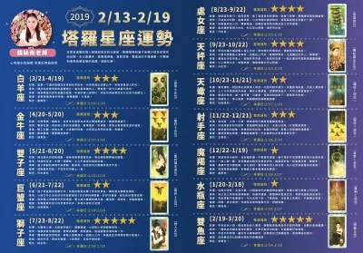 【絲雨老師塔羅星座週報】02/13-02/19 1 鍾絲雨 元辰宮 前世今生 塔羅