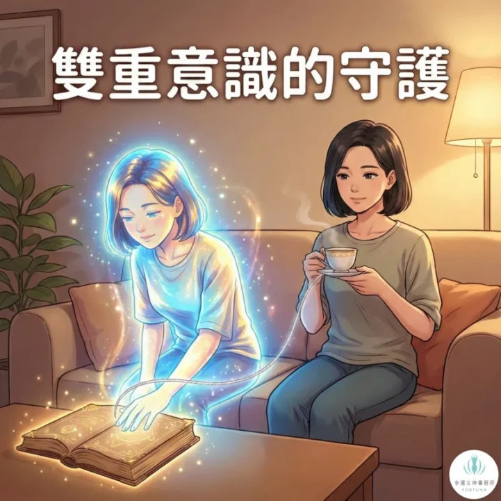 催眠中的雙重意識：觀察者意識與體驗者意識同時存在，確保個案隨時擁有主控權，不會迷失在前世記憶中。