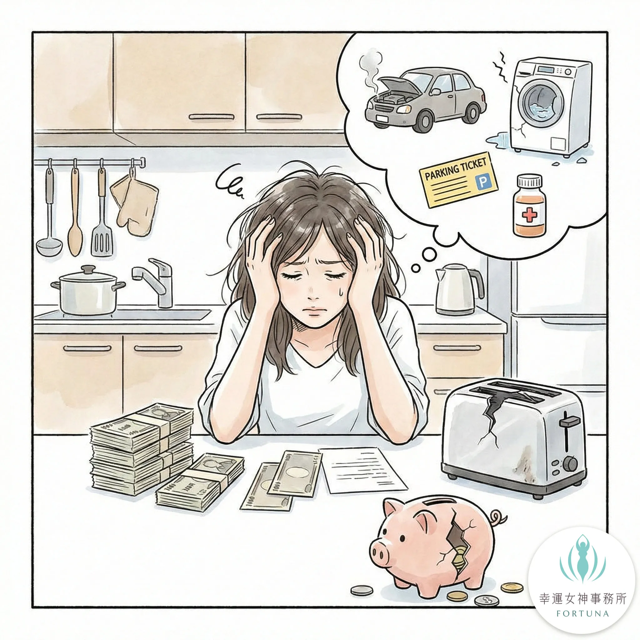 觀元辰宮看財務困境與漏財循環