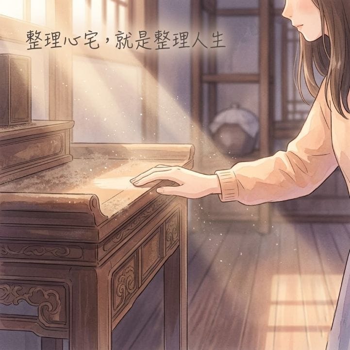 透過元神宮與元辰宮的整理，個案在潛意識中修復代表運勢的供桌與能量空間。